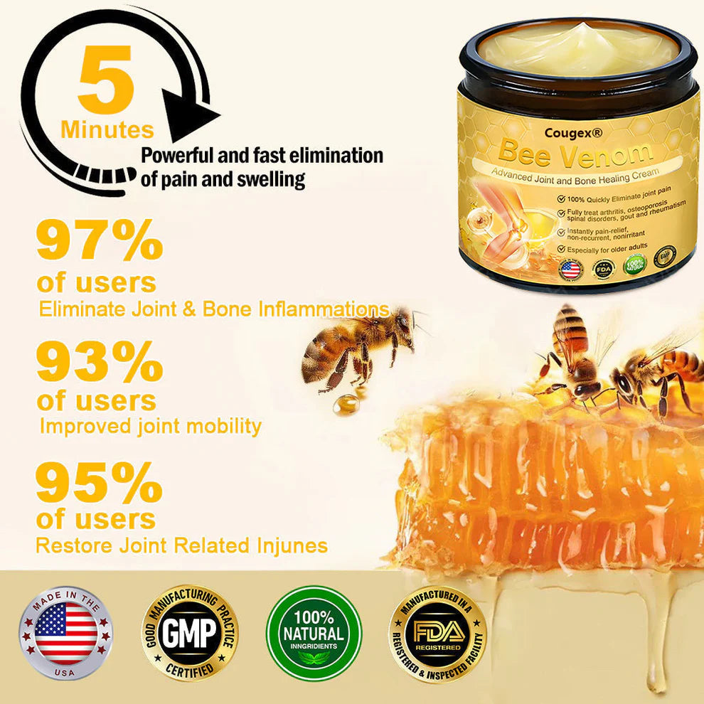 🔥Christmas Special： Limited Time 50% OFF🔥Bee Venom Advanced Joint and Bone Healing Cream