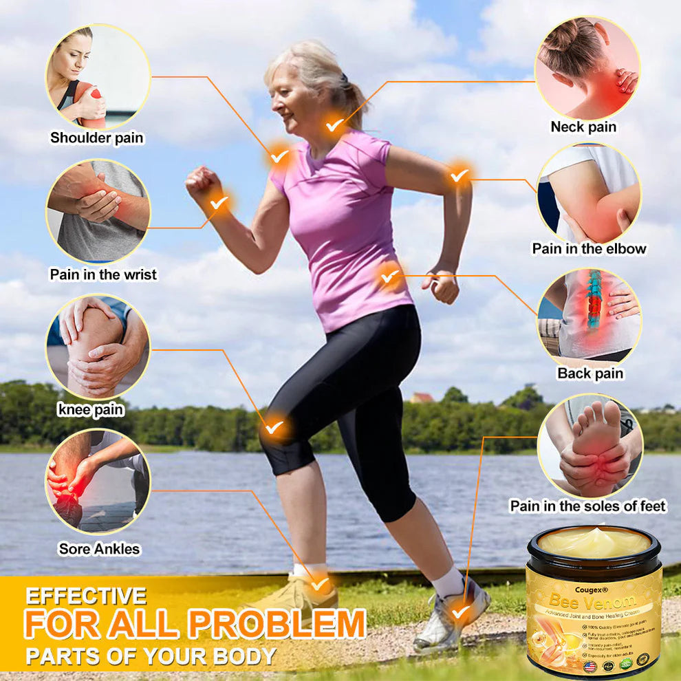 🔥Christmas Special： Limited Time 50% OFF🔥Bee Venom Advanced Joint and Bone Healing Cream