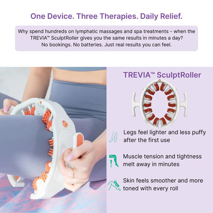 🔥Limited Time 50% OFF🔥 Cellulite Muscle Massager Roller for Men & Women | High-Density Polypropylene Skin Friendly Material |