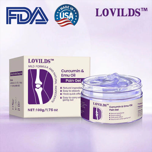 LOVILDS™ Curcumin & Emu Oil Pain Gel – 🏥Backed by US Osteopathic Experts