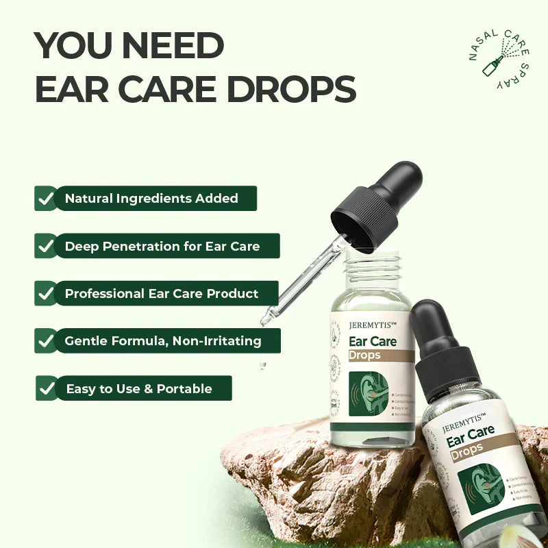 FDA-Registered - ✨Ear Care Drops – Plant Based Formula