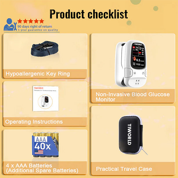 🔥Christmas Special🎁-Tiworld™ Develops Newly Launched Non-Invasive Smart Glucose Meter 🔥made in the USA🔥