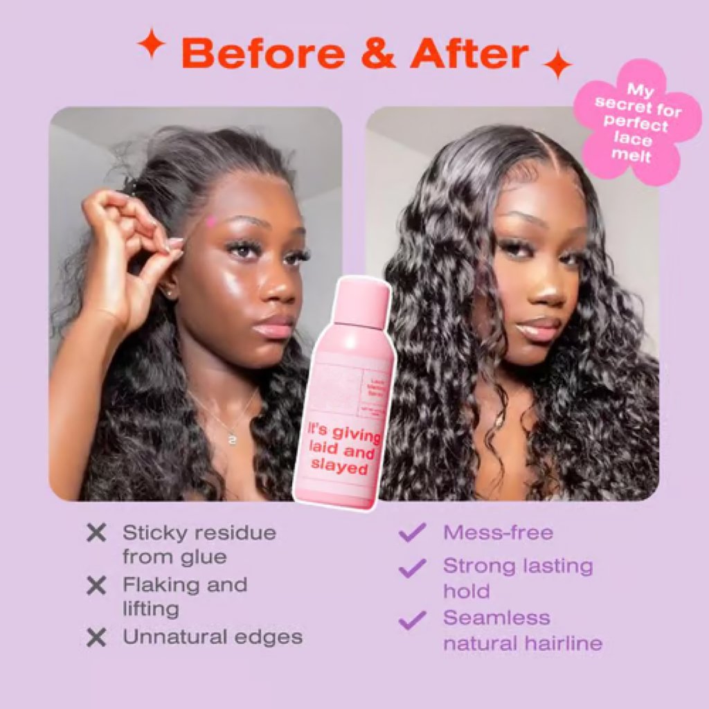 🏆 #1 Bestselling🏆Lace Melting Spray for Ashy Lace - Sweat-Proof & Slay