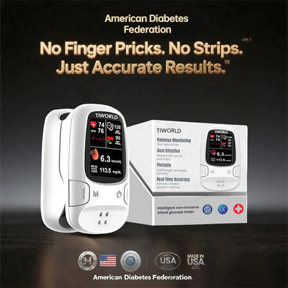 🔥Christmas Special🎁-Tiworld™ Develops Newly Launched Non-Invasive Smart Glucose Meter 🔥made in the USA🔥