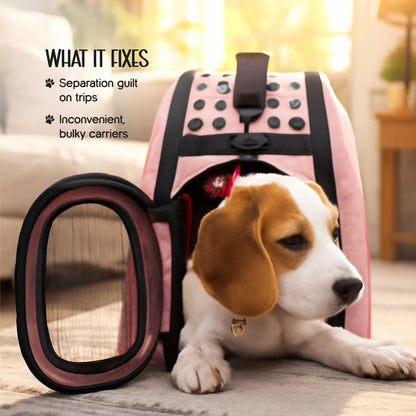Luxury Pet Carrier Bag | Airline-Friendly Design