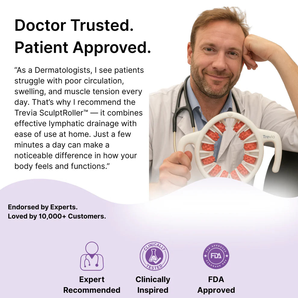 🔥Limited Time 50% OFF🔥 Cellulite Muscle Massager Roller for Men & Women | High-Density Polypropylene Skin Friendly Material |