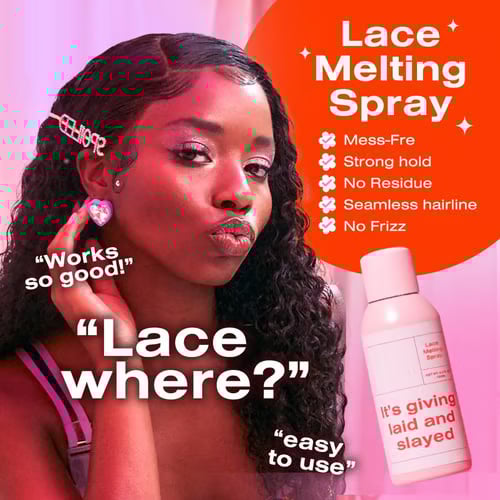 🏆 #1 Bestselling🏆Lace Melting Spray for Ashy Lace - Sweat-Proof & Slay