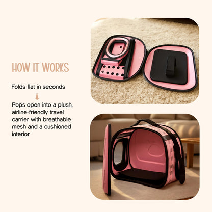 Luxury Pet Carrier Bag | Airline-Friendly Design
