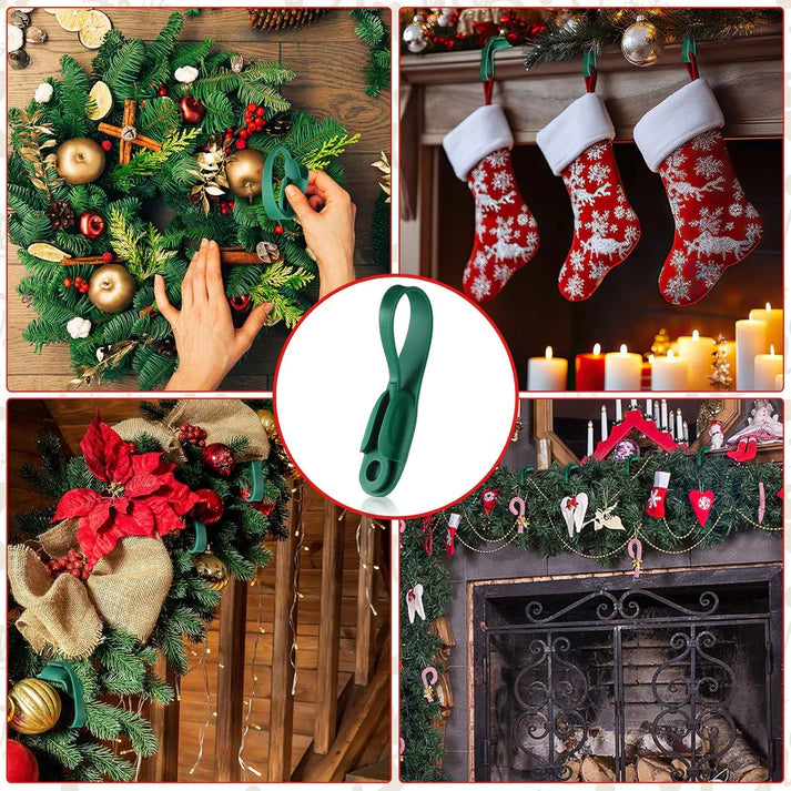 🎄Last Day 49% OFF✨6 PCS Christmas Silicone Garland Hangers