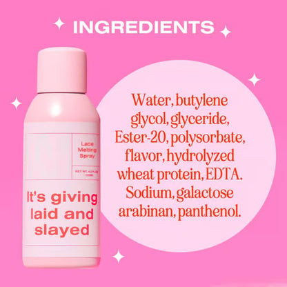 🏆 #1 Bestselling🏆Lace Melting Spray for Ashy Lace - Sweat-Proof & Slay