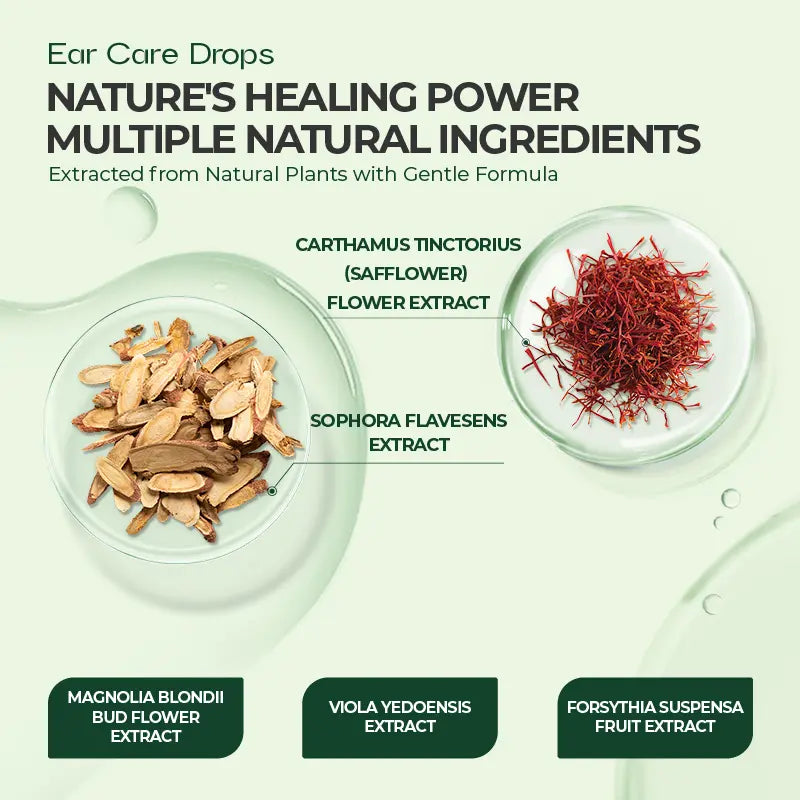 FDA-Registered - ✨Ear Care Drops – Plant Based Formula