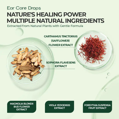 FDA-Registered - ✨Ear Care Drops – Plant Based Formula