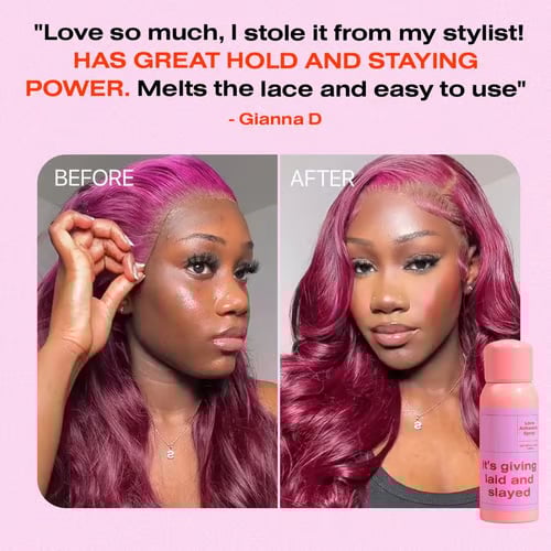 🏆 #1 Bestselling🏆Lace Melting Spray for Ashy Lace - Sweat-Proof & Slay