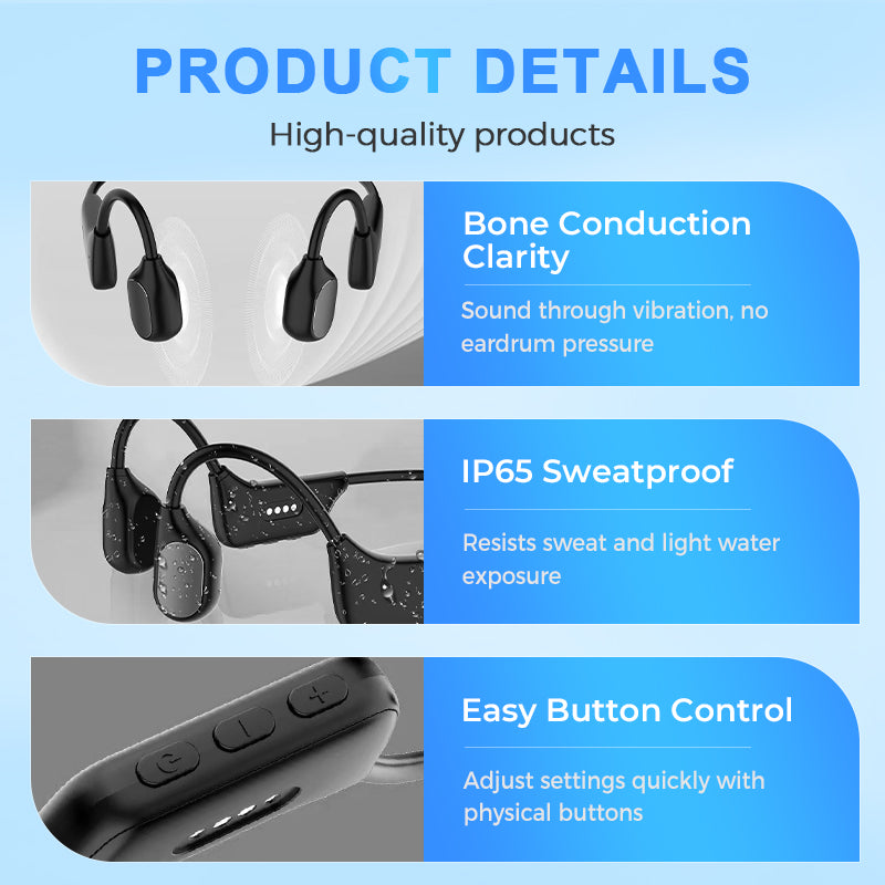 Feel the Joy. Shop the Season 🎄💖 💥 LIMITED TIME OFFER!🔥Dresfa Bone Conduction Smart Hearing Aid Bluetooth Earphones