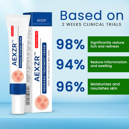 AEXZR™ Psoriasis Treatment Cream🌿 Dermatologist-Developed Herbal Formula: Targets Inflammation at The Root for Lasting Relief.
